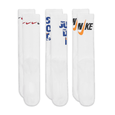 Nike Everyday Plus Cushioned Crew Socks (3 Pairs)