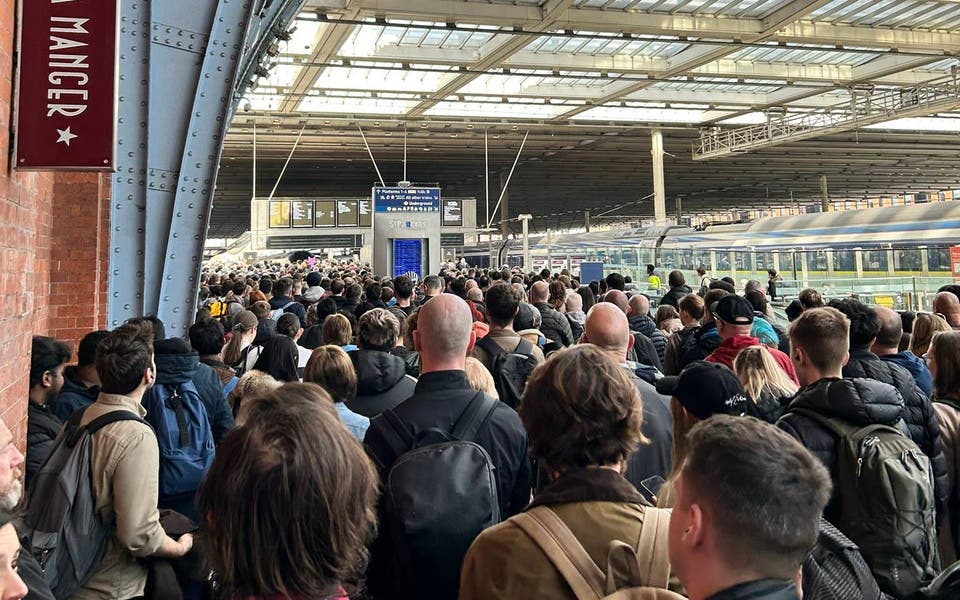 London station ‘like last train out of Saigon’ amid Easter rush