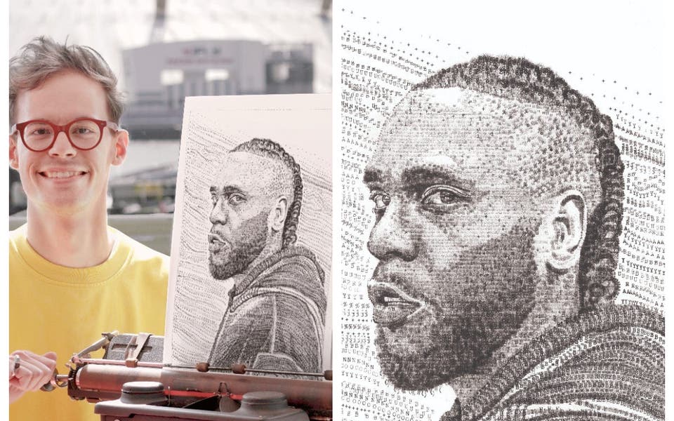 Typewriter artist ‘pleasantly surprised’ Burna Boy liked his depiction of him