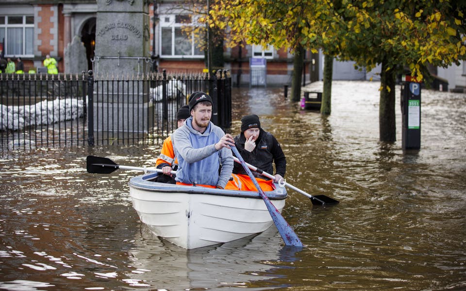 Newry swamped with water as island of Ireland hit by further floods