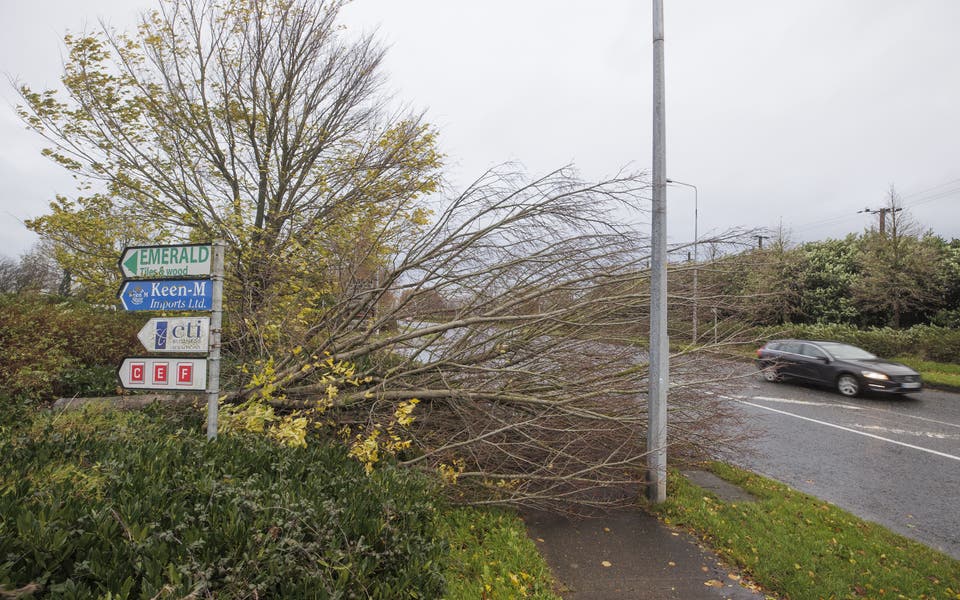 Power cuts hit 100,000 homes as Storm Debi sweeps across Ireland