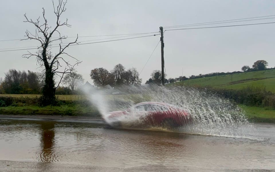 Northern Ireland hit by high winds and heavy rain as Storm Debi blows in