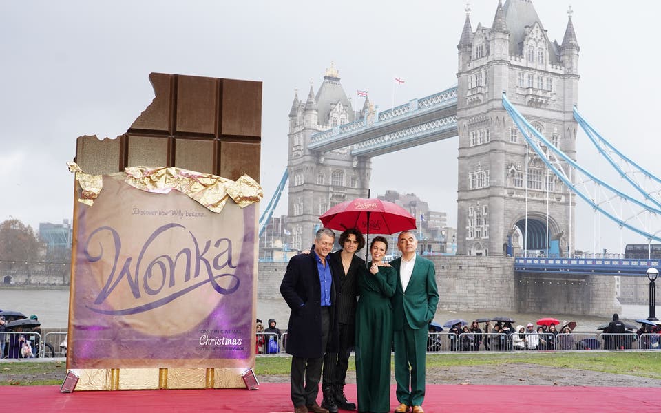 Timothee Chalamet and Olivia Colman promote Wonka together