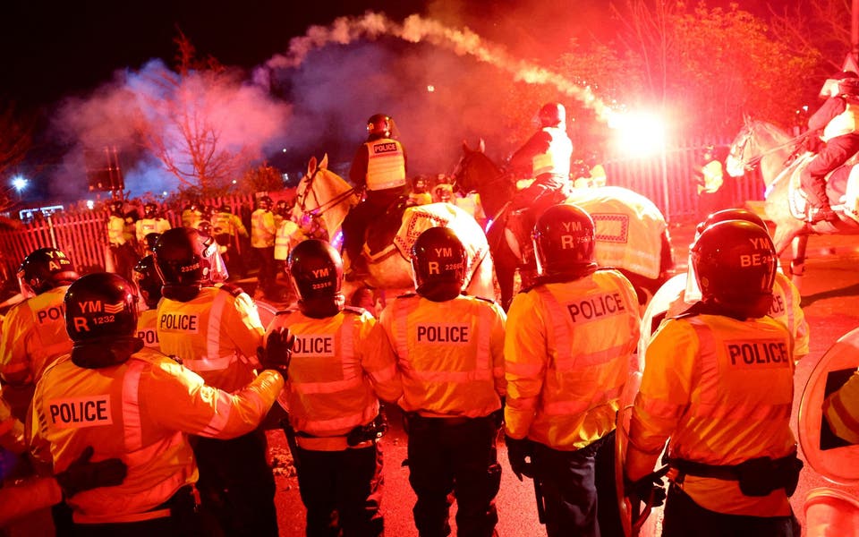 Uefa respond after Legia Warsaw fans clash with police at Villa Park