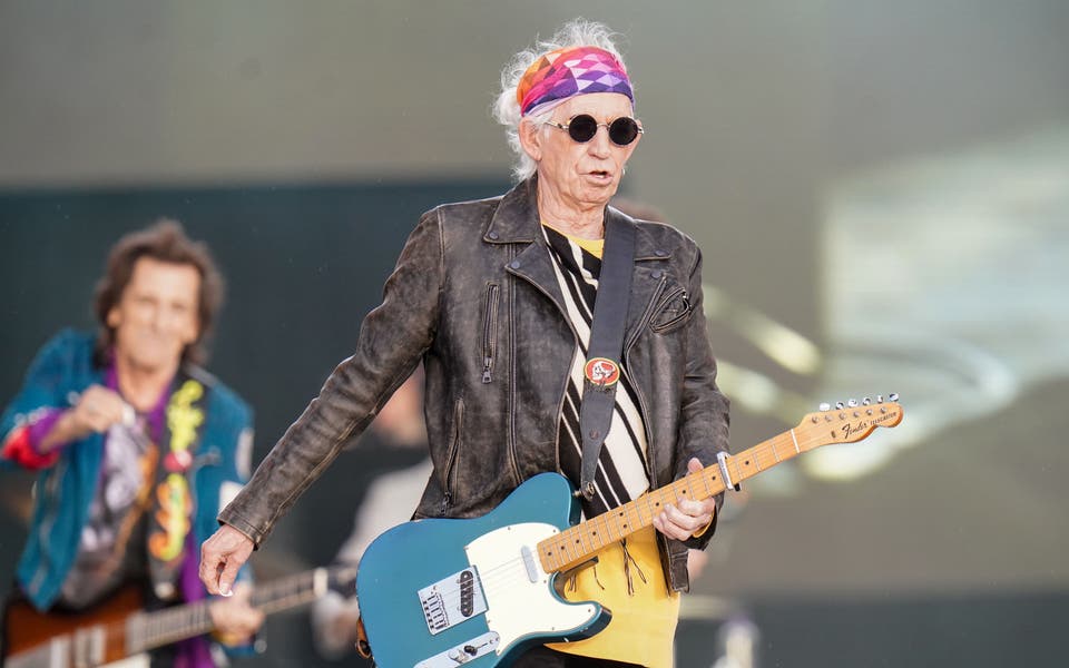 Rolling Stones rockers celebrate milestone birthday for Keith Richards