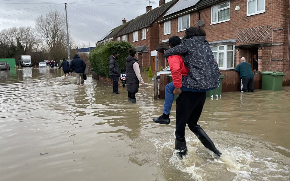 Homes flooded as Storm Henk brings high winds and heavy rain