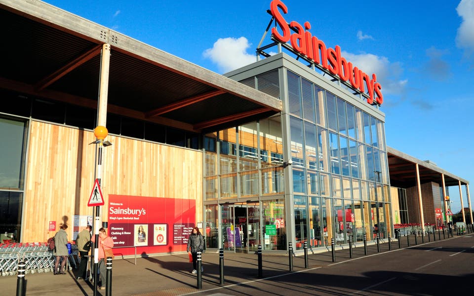 Sainsbury non-food sales tumble as customers feel the squeeze