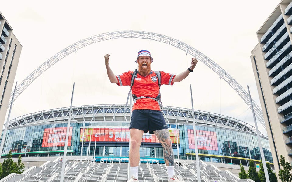 Hardest Geezer who ran length of Africa runs to Germany for Euros