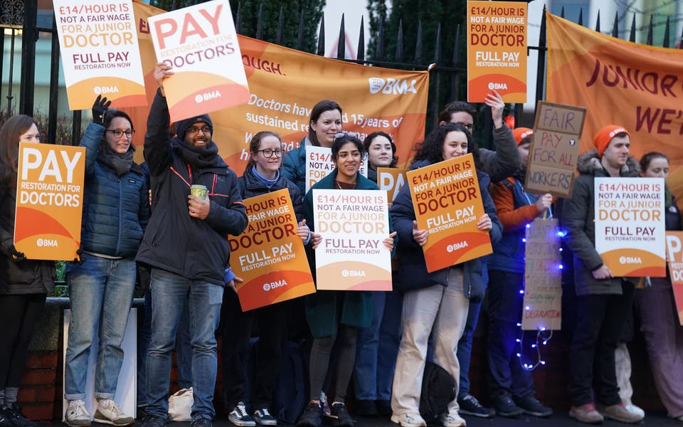 Surgeons to work during junior doctor strike at London hospitals hit by cyber attack