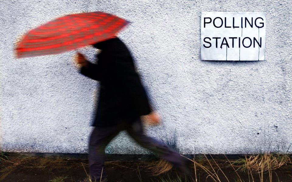 UK set for mixed weather on General Election polling day