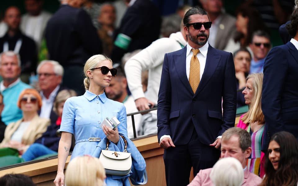 Dave Grohl and Sir Cliff Richard among stars at Wimbledon