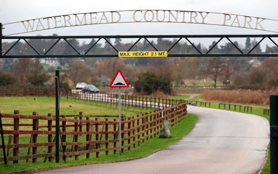 Man arrested after police dog dies following search of water at country park