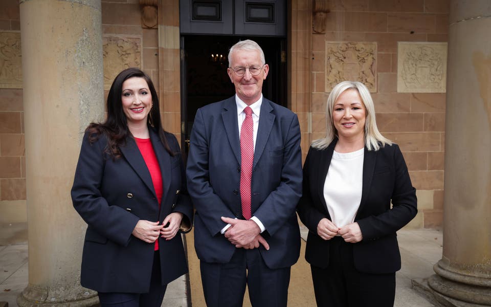 Benn pledges to forge new relationship after meeting O’Neill and Little-Pengelly