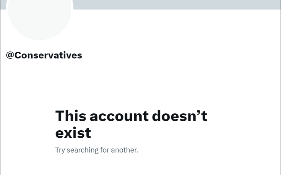 Have the Conservatives decided to flee Twitter?