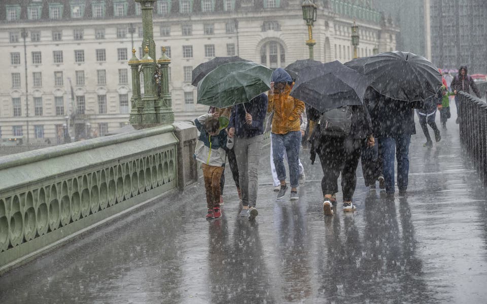 London set for rain in ominous St Swithin’s Day forecast