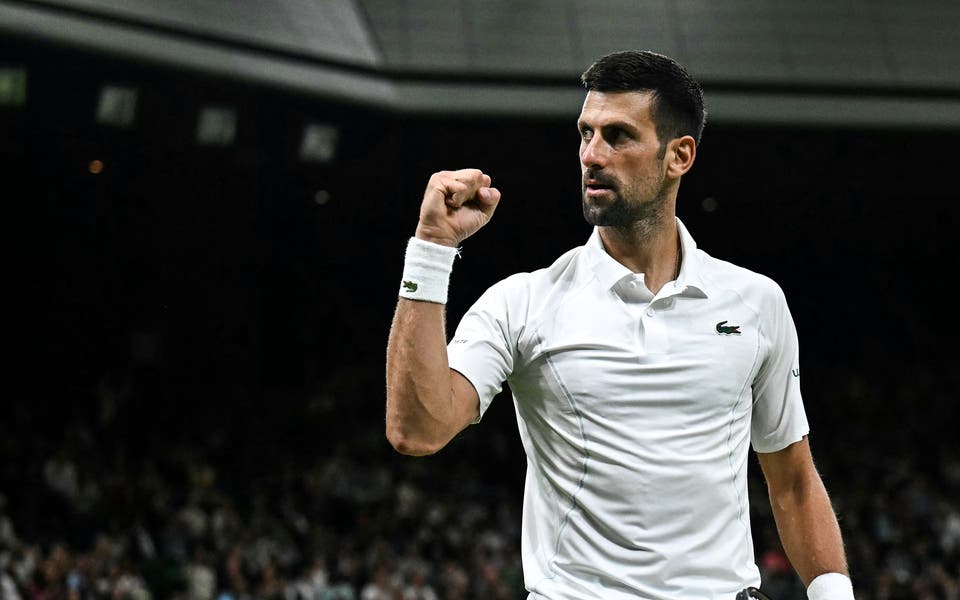 Djokovic reaches Wimbledon quarter-finals with win over Rune