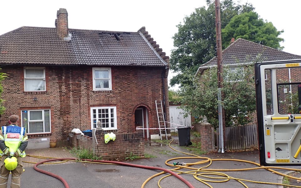 Wimbledon 'cannabis factory' found after fire tears through house