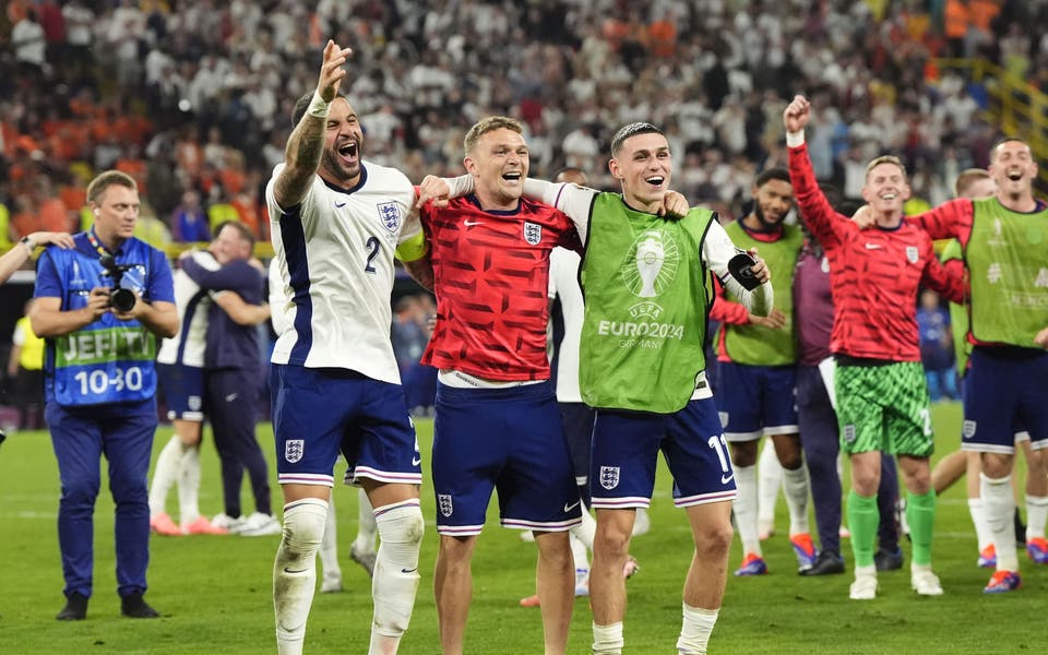 King makes penalties quip as he congratulates England Euro finalists