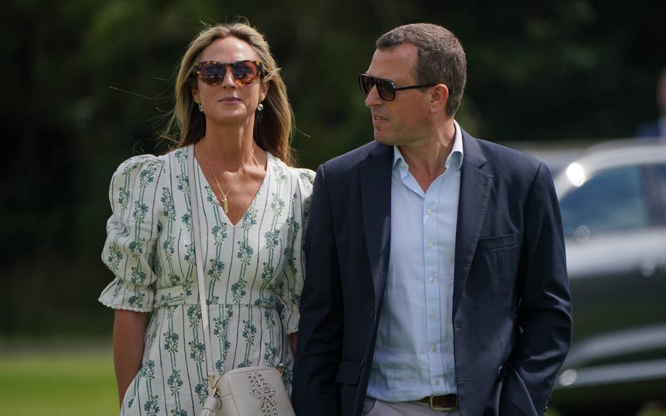 Peter Phillips and girlfriend watch William triumph in charity polo cup