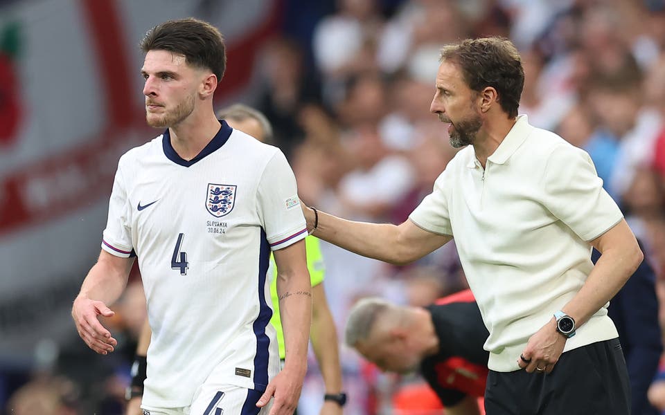 England 'feeling the love' ahead of final with Spain, says Declan Rice