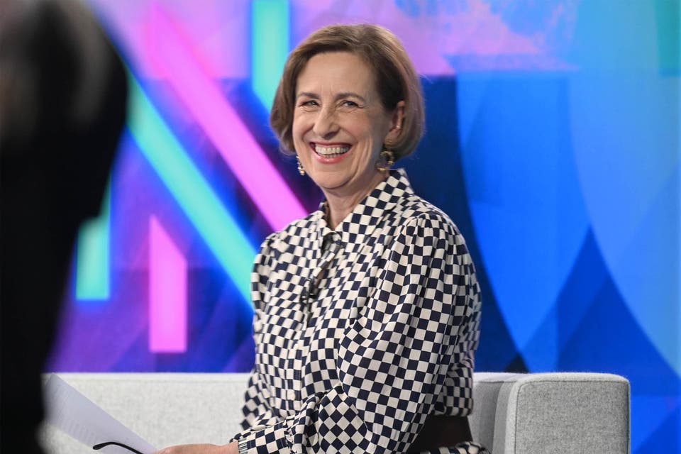 Kirsty Wark presented her last BBC Newsnight as the longest-serving presenter on the BBC Two programme. (Jeff Overs/BBC)