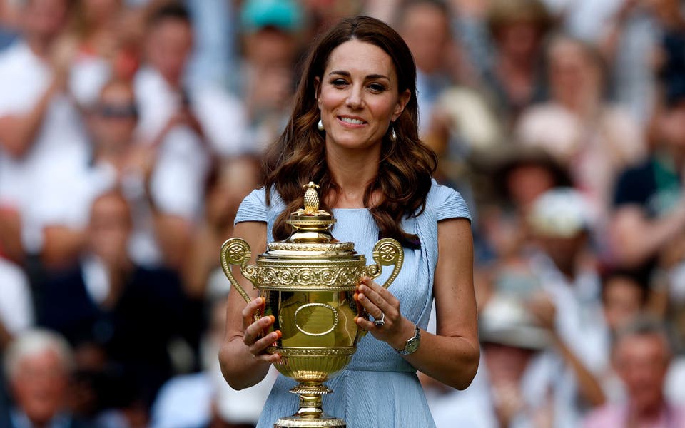 Princess of Wales to attend Wimbledon men’s final and present trophy to winner