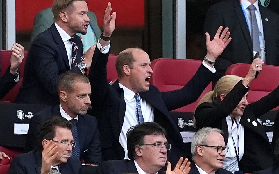 William urges England football team to ‘show the world what you’re made of’