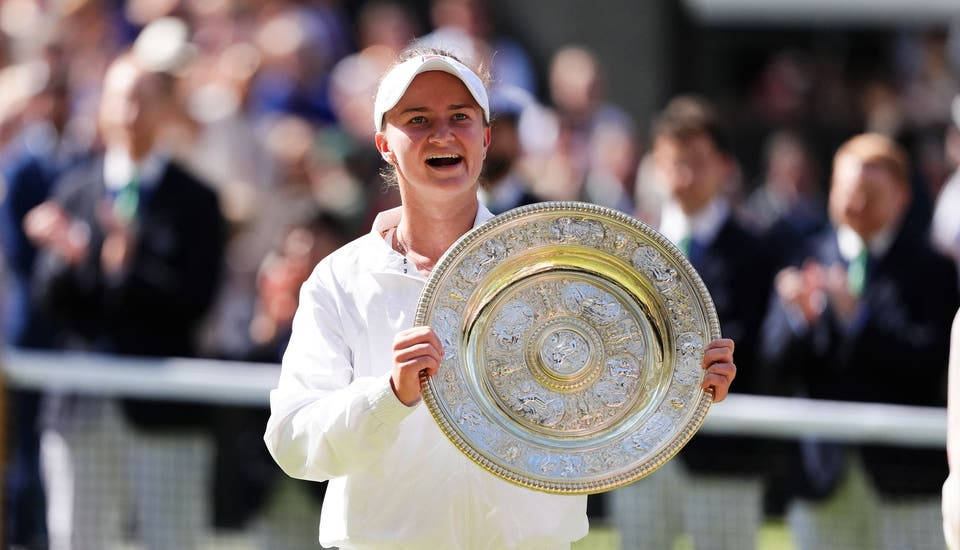 Krejcikova beats Paolini in tense Wimbledon women's final