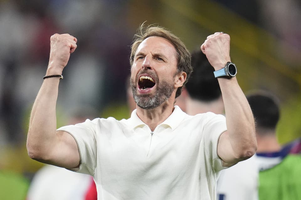 <p>England manager Gareth Southgate says the team can bring happiness to the nation with a win (Nick Potts/PA)</p>