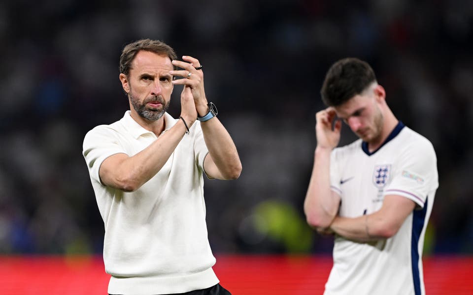 England stars throw support behind Southgate after Euros final defeat