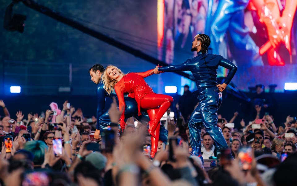 Kylie Minogue at BST Hyde Park: Brought pure Aussie sunshine to London