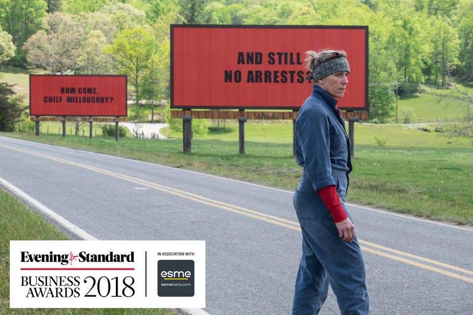 Movie magic: Three Billboards... was a hit for Film4 