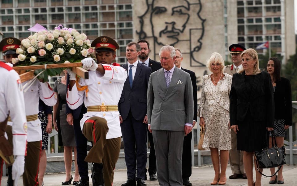 Prince Charles and Camilla touch down in Cuba for historic visit