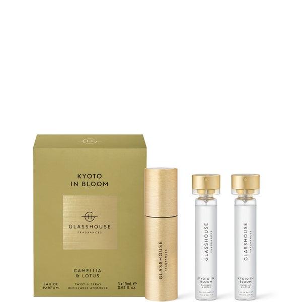 Glasshouse Fragrances Kyoto In Bloom Eau de Parfum Trio