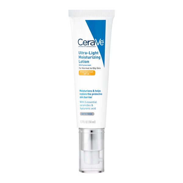 CeraVe Ultra-Light Moisturizing Lotion SPF 30 with Hyaluronic Acid & Ceramides (1.7 fl. oz.)