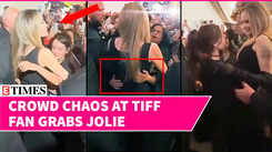 Angelina Jolie's Unexpected Encounter: Fan Hugs Jolie At TIFF Event | Watch Her Reaction