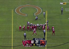 Santos' 49-yard FG extends Bears' lead to 24-10 vs. Cardinals