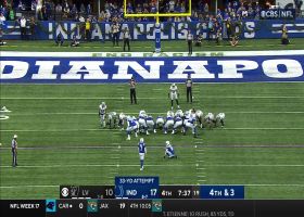 Matt Gay knocks through 33-yard FG to extend Colts lead to 10 over Raiders