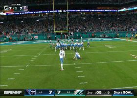 Folk's 28-yard FG puts Titans up 10-7 vs. Dolphins on 'MNF'