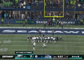 Jake Elliott extends Eagles' lead to 10-0 with 27-yard FG