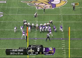 Blake Grupe's 48-yard FG makes it a 3-3 game in Minneapolis