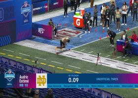 Audric Estimé runs official 4.71-second 40-yard dash at 2024 combine