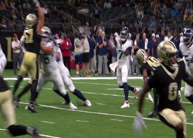 Willis' second TD connection with Oliver puts Titans ahead of Saints with 1:25 left