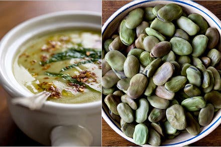 Fava Bean Soup with Mint