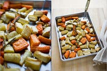 Roasted Carrots and Parsnips with Rosemary and Garlic