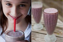 Homemade Banana-Berry Smoothie