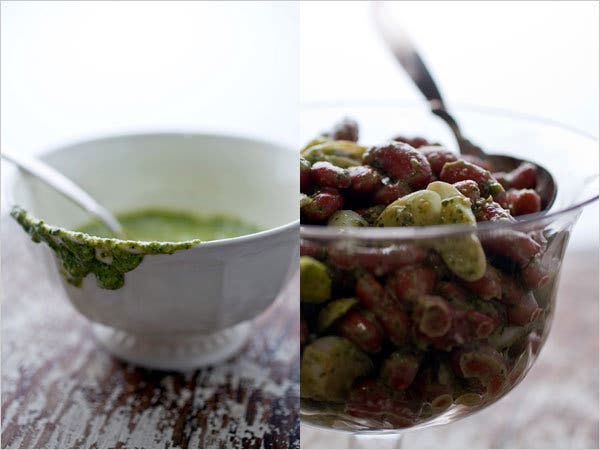 Georgian Bean Salad With Cilantro Sauce