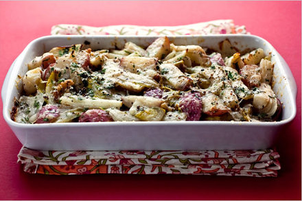 Image for Endive and Potato Gratin With Walnuts