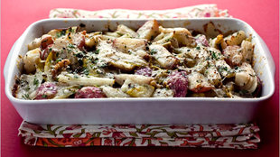 Image for Endive and Potato Gratin With Walnuts