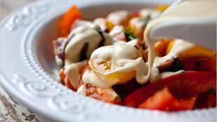 Image for Tomato Salad With Turkish Tahini Dressing